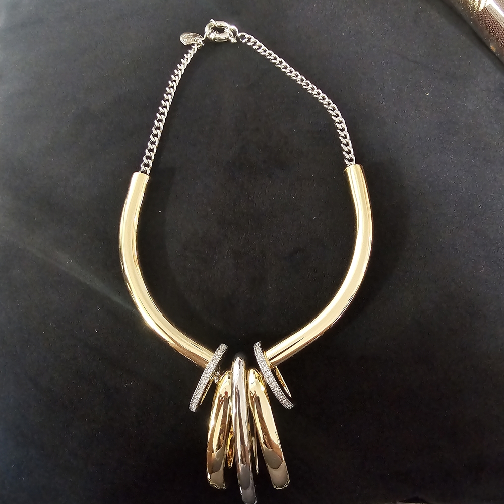Chic Gold and Silver Necklace
